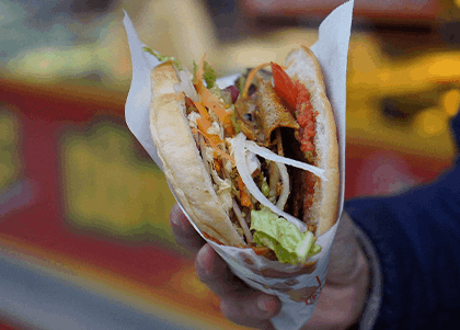 Broodje döner bestellen in IJmuiden